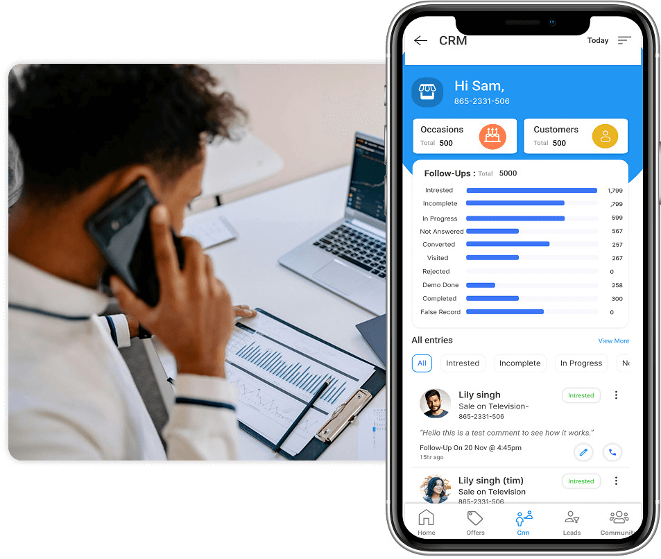 CRM Screen